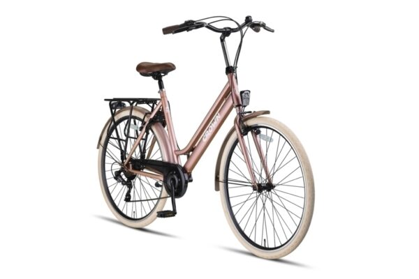 New York 28inch Damesfiets 53cm 7s Rose