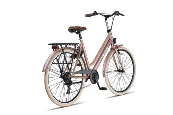New York 28inch Damesfiets 53cm 7s Rose