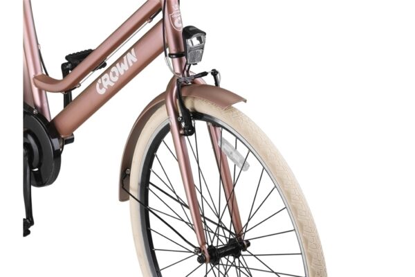 New York 28inch Damesfiets 53cm 7s Rose