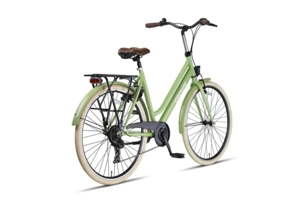 New York 28inch Damesfiets 53cm 7s Salie Groen
