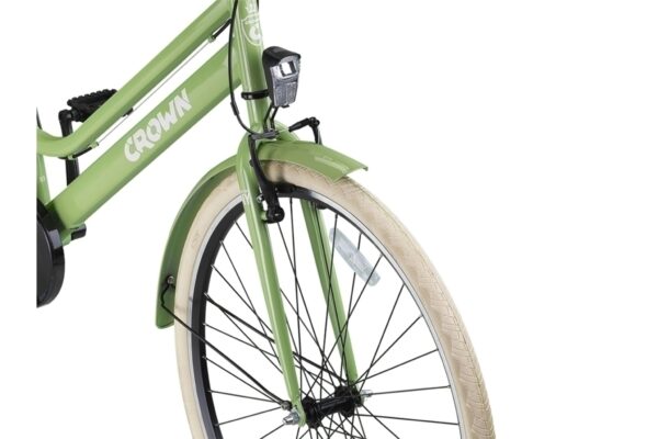 New York 28inch Damesfiets 53cm 7s Salie Groen