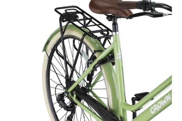 New York 28inch Damesfiets 53cm 7s Salie Groen