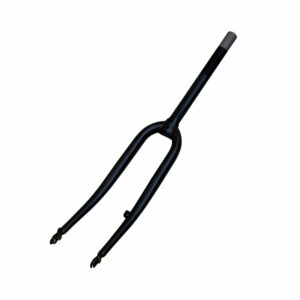 Voorvork 28 INCH vast mat Zwart *Roma*1/8 mat zwart 305 mm balhoofd buis en 150 mm