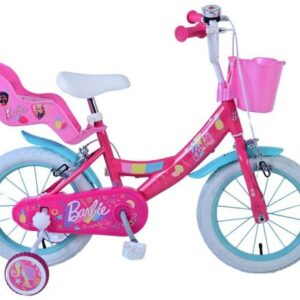 Barbie Kinderfiets – Meisjes – 14 inch – Roze – Twee handremmen