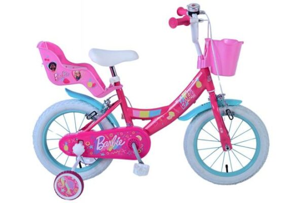 Barbie Kinderfiets – Meisjes – 14 inch – Roze – Twee handremmen