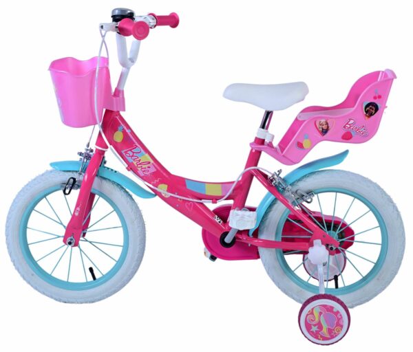 Barbie Kinderfiets – Meisjes – 14 inch – Roze – Twee handremmen