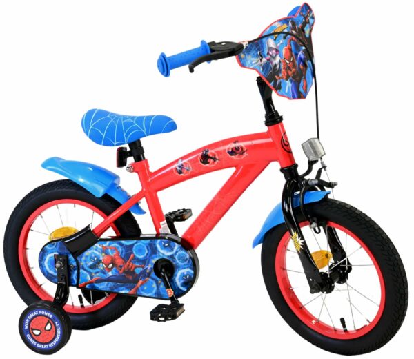 Marvel Spider-Man Kinderfiets – Jongens – 14 inch – Rood/Blauw