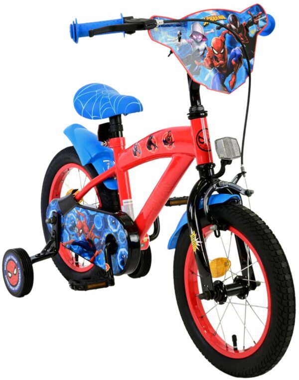 Marvel Spider-Man Kinderfiets – Jongens – 14 inch – Rood/Blauw