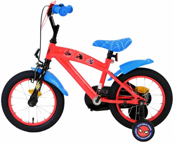 Marvel Spider-Man Kinderfiets – Jongens – 14 inch – Rood/Blauw