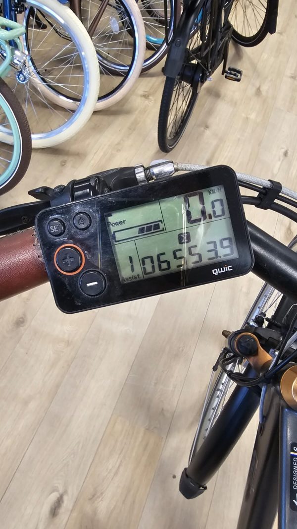 Occasion! Qwic N7.1 Elektrische Fiets Heren cm Donker Grijs