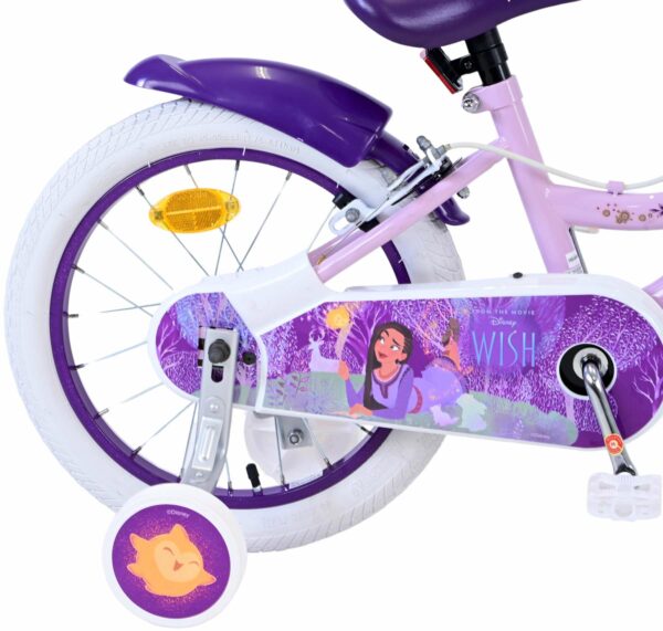 Disney Wish Kinderfiets – Meisjes – 16 inch – Paars – Twee handremmen