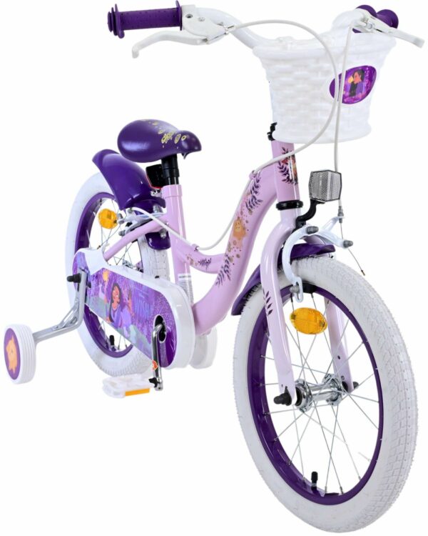 Disney Wish Kinderfiets – Meisjes – 16 inch – Paars – Twee handremmen