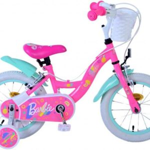 Barbie Kinderfiets – Meisjes – 14 inch – Roze – Twee handremmen
