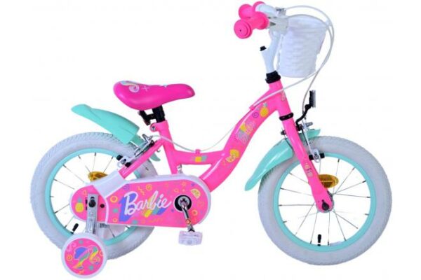 Barbie Kinderfiets – Meisjes – 14 inch – Roze – Twee handremmen