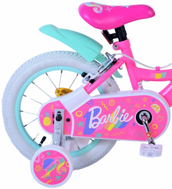 Barbie Kinderfiets – Meisjes – 14 inch – Roze – Twee handremmen
