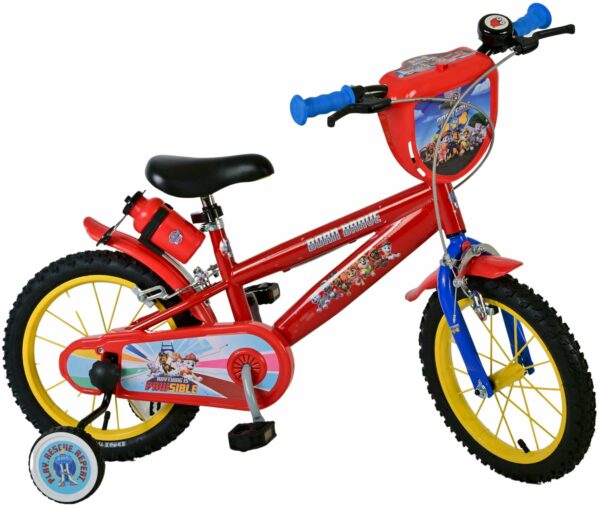 Paw Patrol Kinderfiets – Jongens – 14 inch – Rood – Twee handremmen