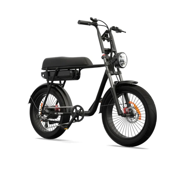 Pinscher W1 Elektrische Fatbike – 20inch 7V 25km/h – Mat Zwart