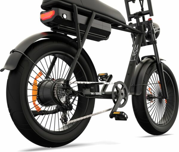 Pinscher W1 Elektrische Fatbike – 20inch 7V 25km/h – Mat Zwart