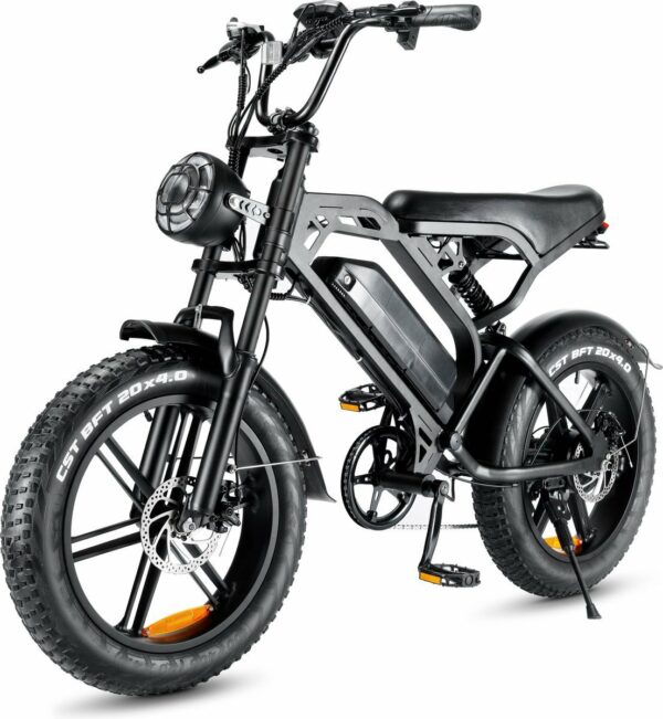 TWS V20 Pro 3.0 Fatbike – 25km/h 250W Hyd. Remmen – Mat Zwart 2025