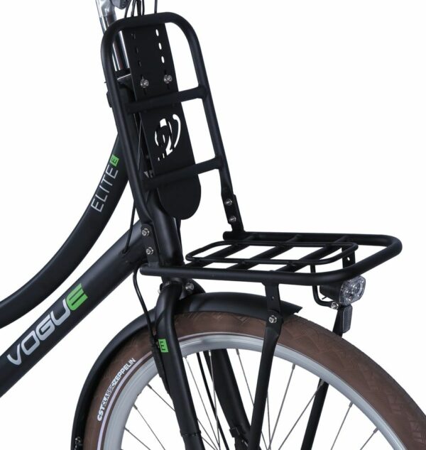 Vogue Elite Elektrische Fiets N7 28 inch 57 cm Matt Black Brown