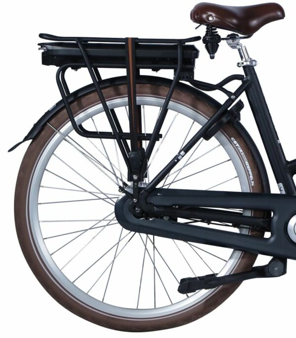 Vogue Elite Elektrische Fiets N7 28 inch 57 cm Matt Black Brown