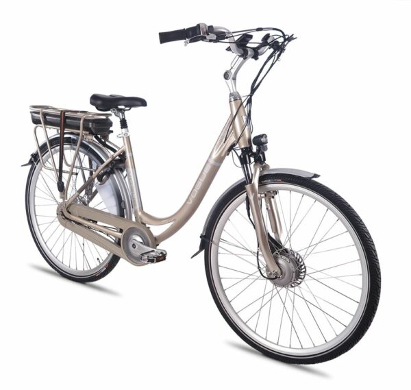 Vogue Premium E-Bike 7 Speed Champagne