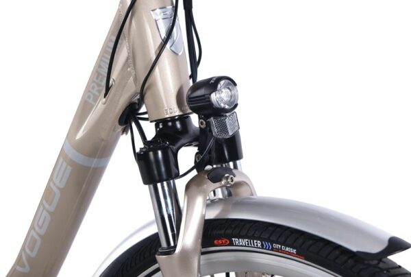 Vogue Premium E-Bike 7 Speed Champagne
