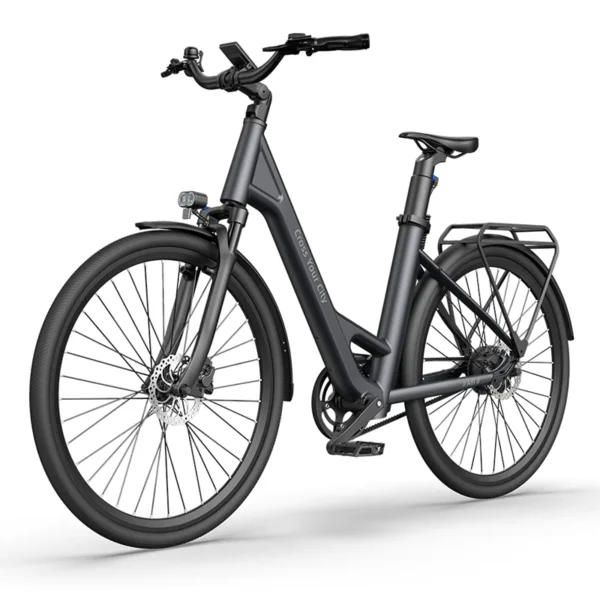 ADO Air 28 Allround Urban Elektrische stadsfiets – Donker Grijs