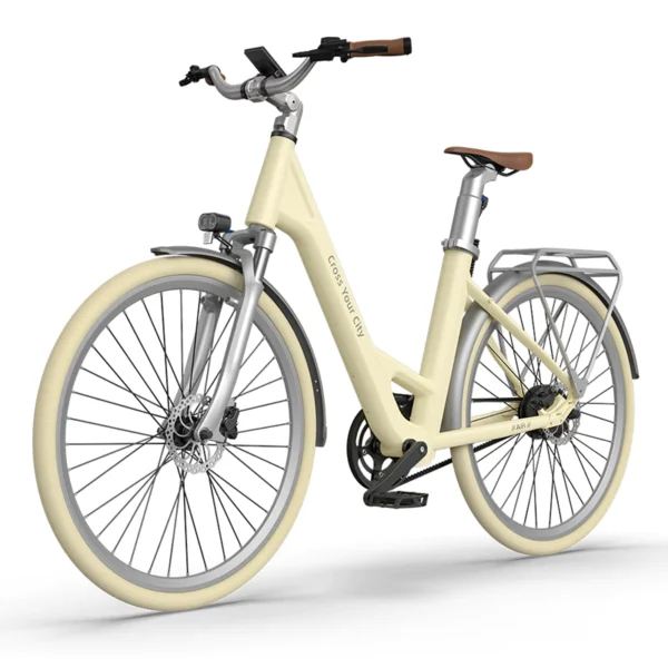 ADO Air 28 Allround Urban Elektrische stadsfiets – Licht Geel