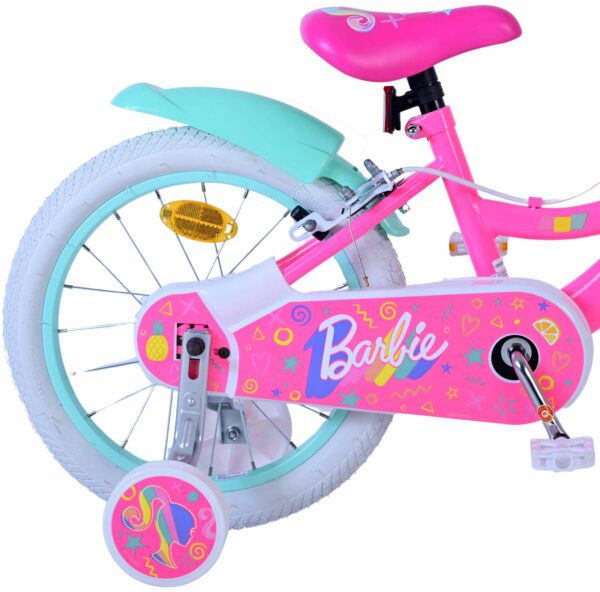Barbie Kinderfiets – Meisjes – 16 inch – Roze – Twee handremmen