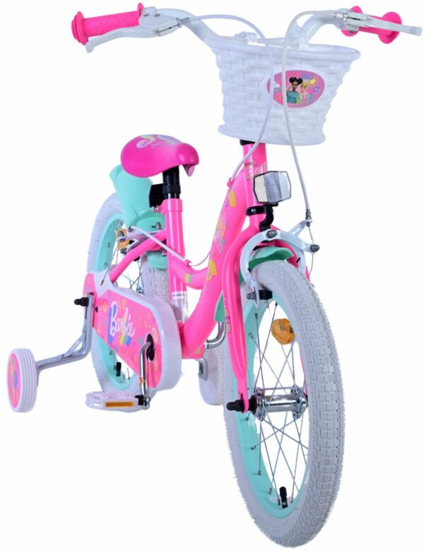 Barbie Kinderfiets – Meisjes – 16 inch – Roze – Twee handremmen