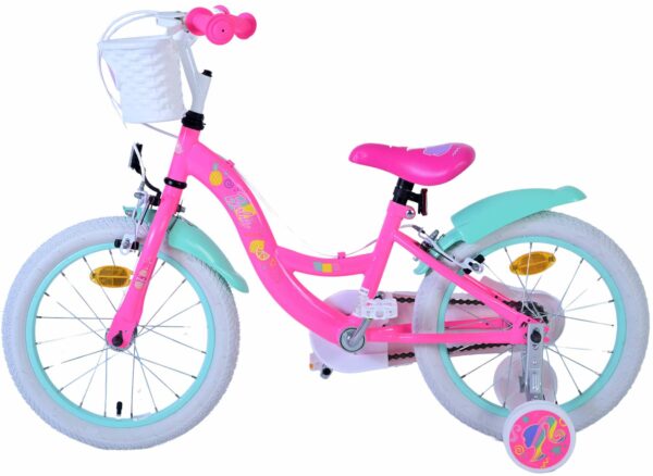 Barbie Kinderfiets – Meisjes – 16 inch – Roze – Twee handremmen
