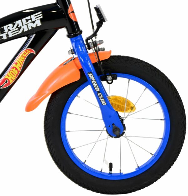 Hot Wheels Kinderfiets – Jongens – 14 inch – Zwart Oranje Blauw