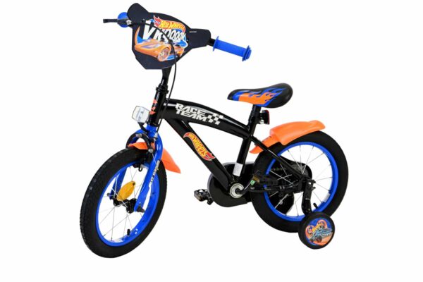 Hot Wheels Kinderfiets – Jongens – 14 inch – Zwart Oranje Blauw