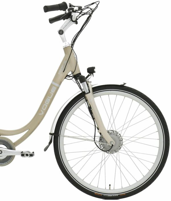 Vogue Premium E-Bike 7 Speed Champagne