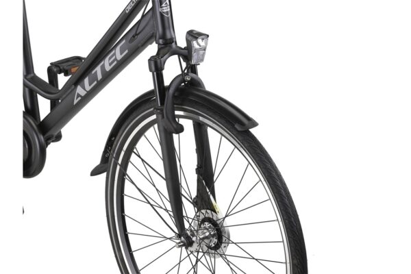 Altec Delta + Plus 28 inch Damesfiets N-3  56cm Mat Zwart ***ACTIE ***