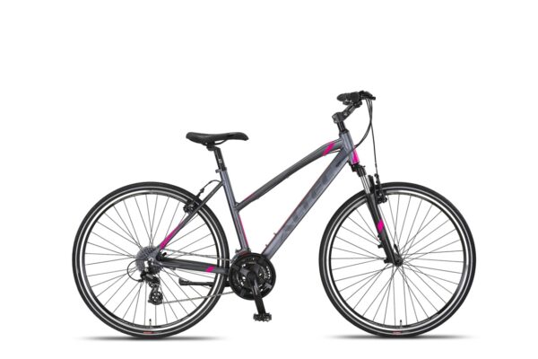 Altec Legarda Trekking V-Brakes Dames 28 inch Antraciet/Pink