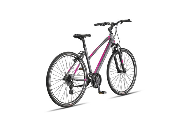 Altec Legarda Trekking V-Brakes Dames 28 inch Antraciet/Pink *** VASTE LAGE PRIJS ***