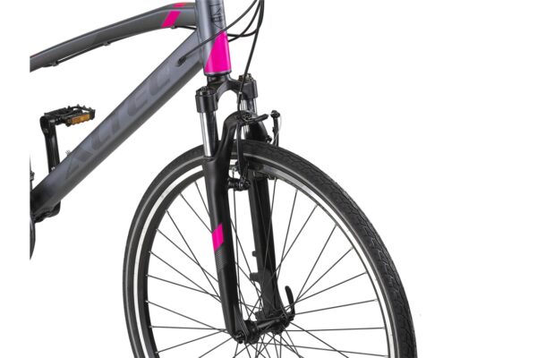 Altec Legarda Trekking V-Brakes Dames 28 inch Antraciet/Pink *** VASTE LAGE PRIJS ***