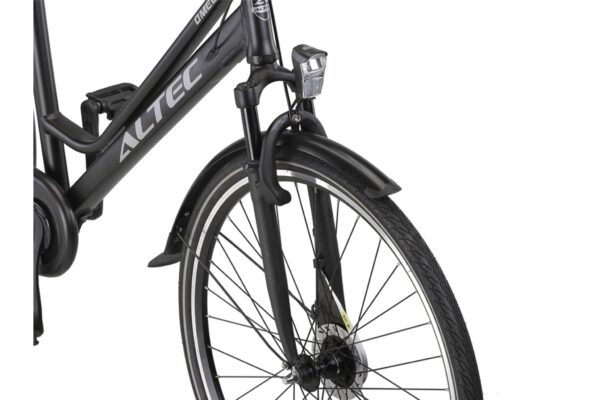 Altec Omega Plus 28 inch Damesfiets 50cm N-7 Mat Zwart *** IN PRIJS VERLAAGD VASTE LAGE PRIJS **