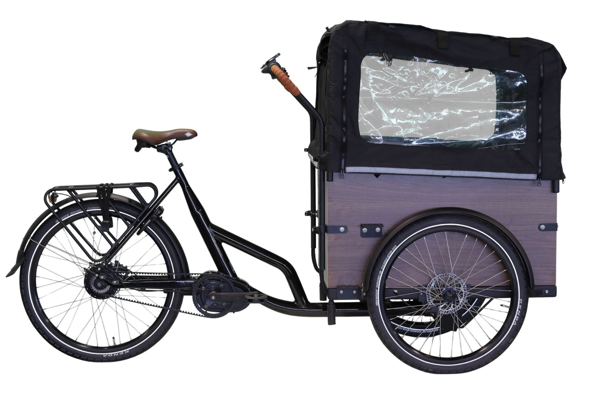 Altec Xcient E-Bike Bakfiets 26′ BZB E-CARGO ENV-MM 540H CVP HDISC GLOSSY BLACK