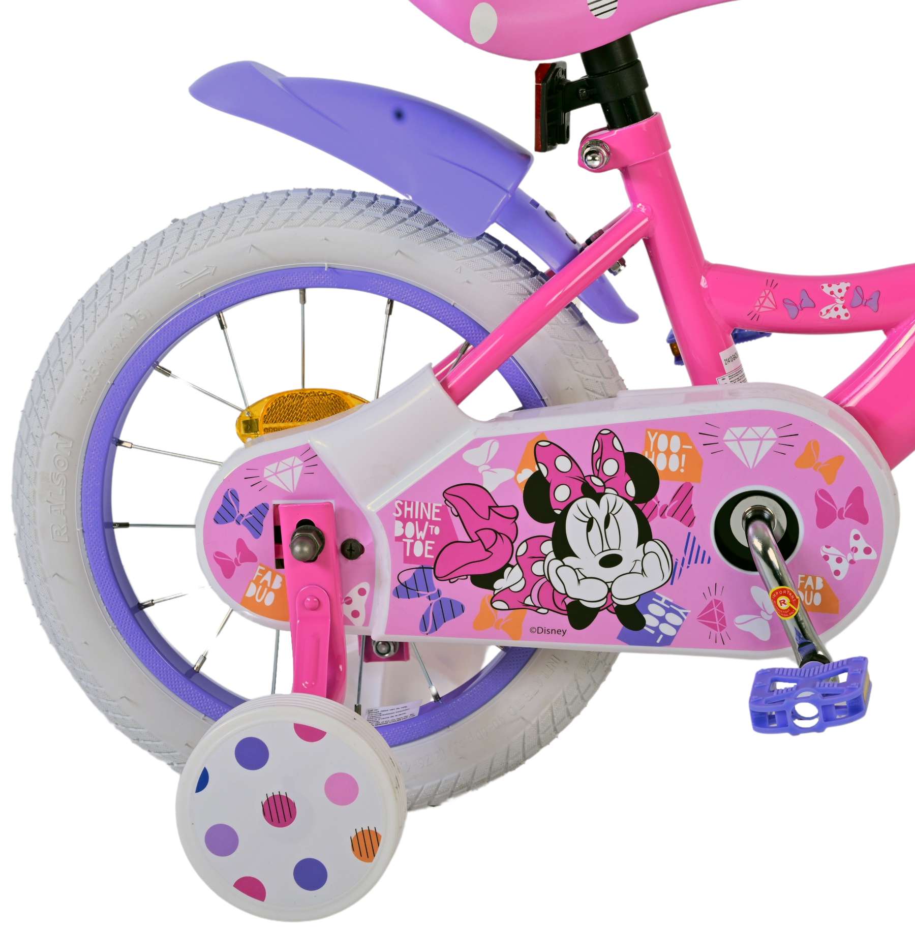 Disney Minnie Cutest Ever! Kinderfiets – Meisjes – 14 inch – Roze