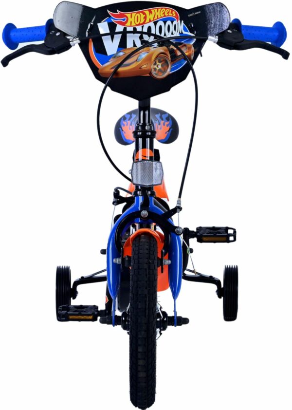 Hot Wheels Kinderfiets – Jongens – 12 inch – Zwart Oranje Blauw – Twee handremmen