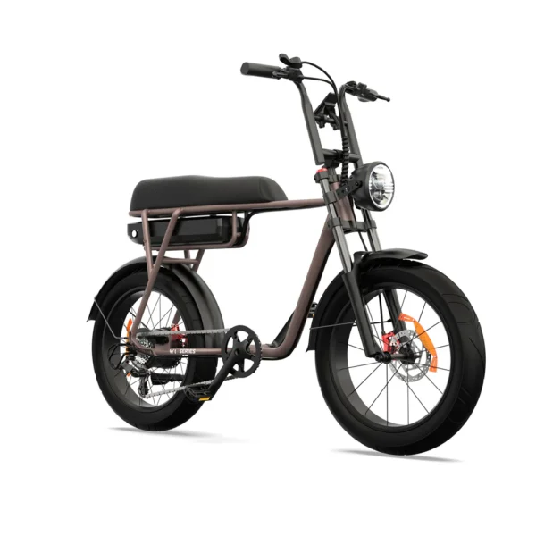 Pinscher W1 Elektrische Fatbike – 20inch 7V 25km/h – Coffee