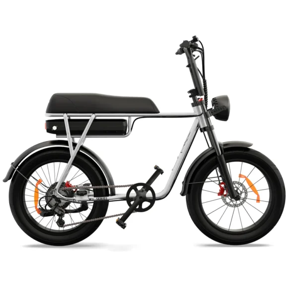 Pinscher W1 Elektrische Fatbike – 20inch 7V 25km/h – Grijs
