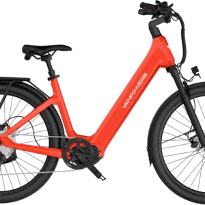 VANPOWERS Glide Ultra E-bike – Middenmoter – 48V/250W Lava red