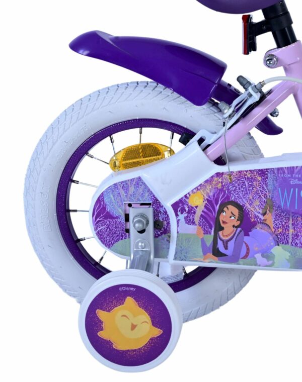 Disney Wish Kinderfiets – Meisjes – 12 inch – Paars – Twee Handremmen