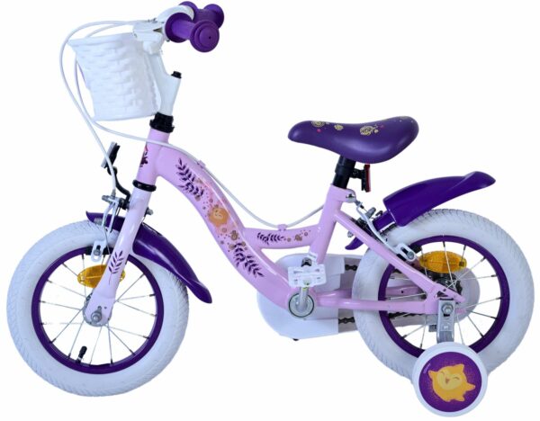 Disney Wish Kinderfiets – Meisjes – 12 inch – Paars – Twee Handremmen