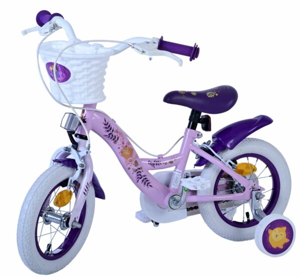 Disney Wish Kinderfiets – Meisjes – 12 inch – Paars – Twee Handremmen