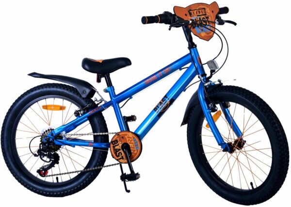NERF Kinderfiets – Jongens – 20 inch – Satijn Blauw – 6 Speed